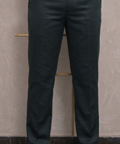 Executive Pine Green Premium Satin Stretch Formal Trousers