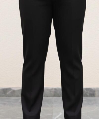 Men's Premium Slim Fit Black Formal Trousers