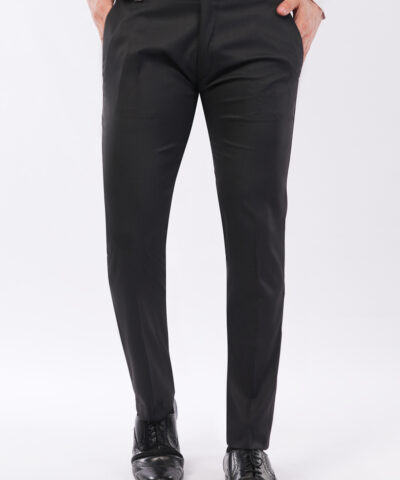 Amaze Men’s Lycra Formal Trousers | Premium Office Wear Pant – Black